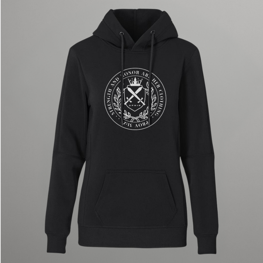 HONOR CREST PREMIUM LADIES HOODIE (ENGLISH)