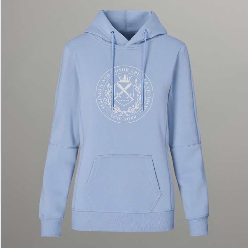 HONOR CREST PREMIUM LADIES HOODIE (ENGLISH)