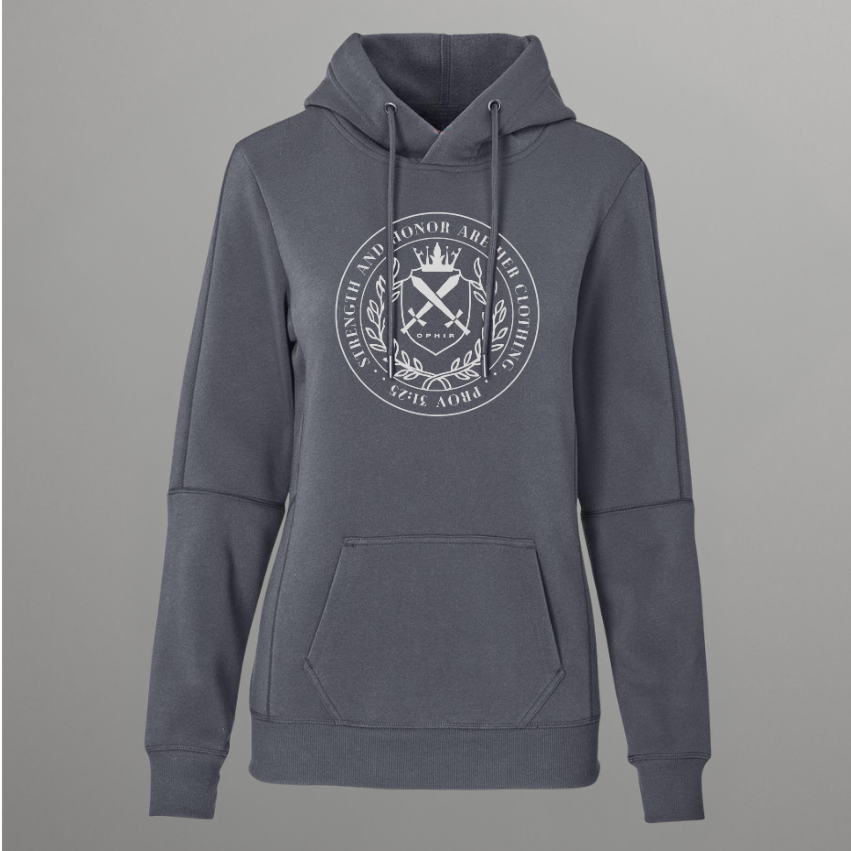 HONOR CREST PREMIUM LADIES HOODIE (ENGLISH)