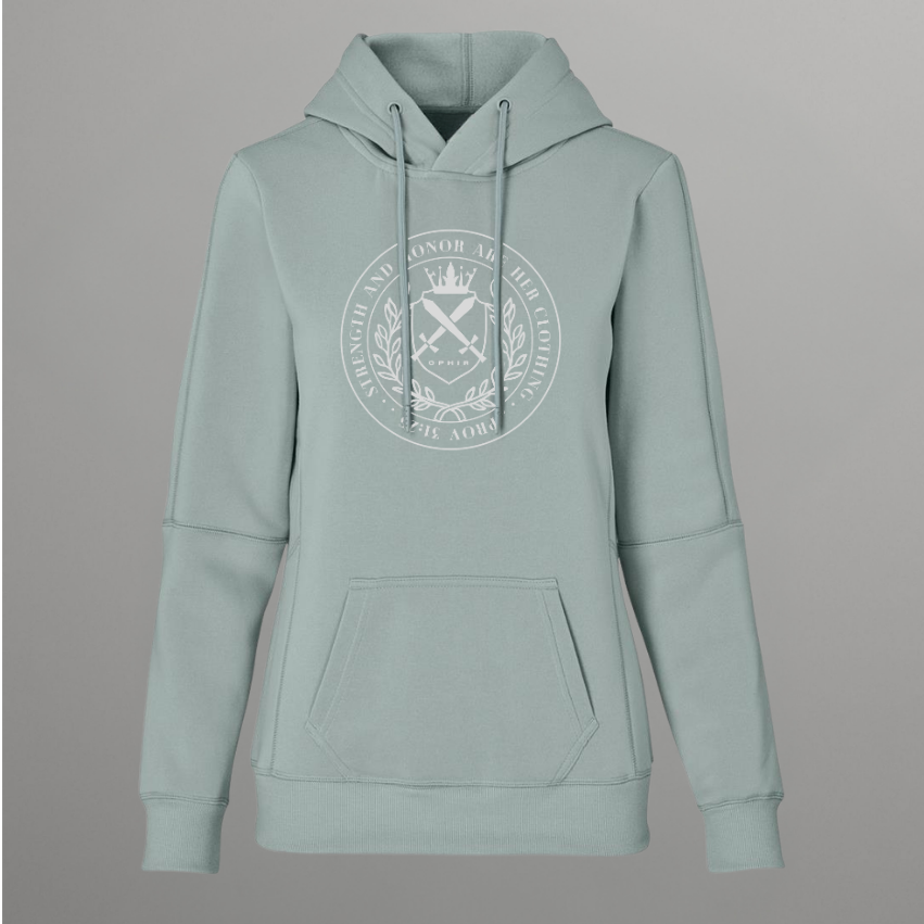 HONOR CREST PREMIUM LADIES HOODIE (ENGLISH)