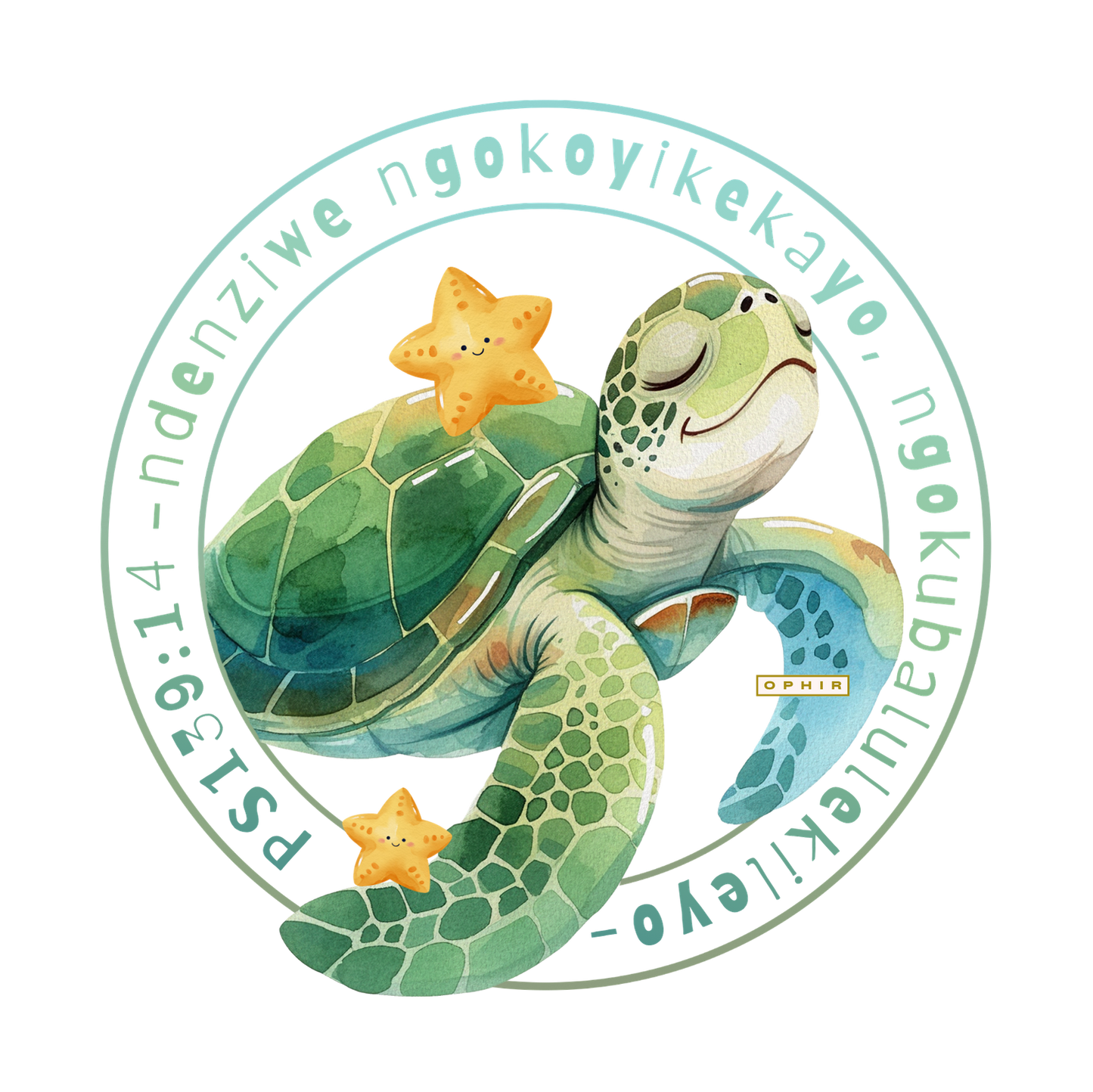 SEA TURTLE PS.139 T-SHIRT (XHOSA-KIDS)