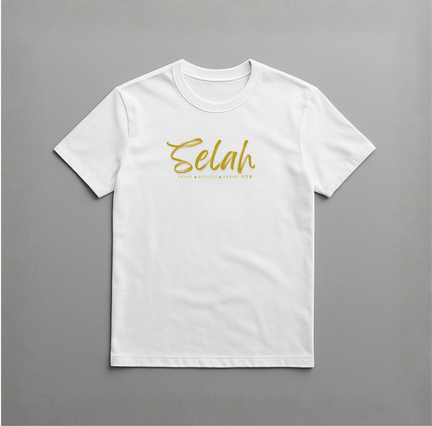 SELAH סֶלָה T-SHIRT (ENGLISH)