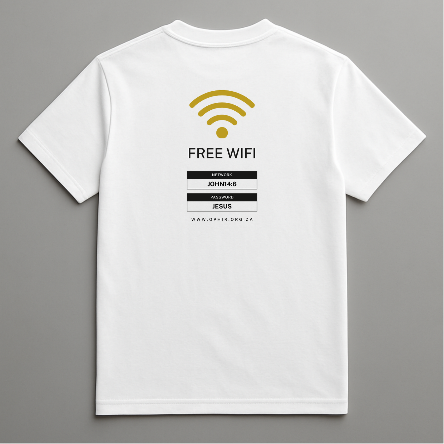 "FREE WIFI" THE WAY T-SHIRT (ENGLISH)
