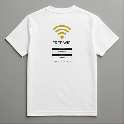 "FREE WIFI" THE WAY T-SHIRT (ENGLISH)