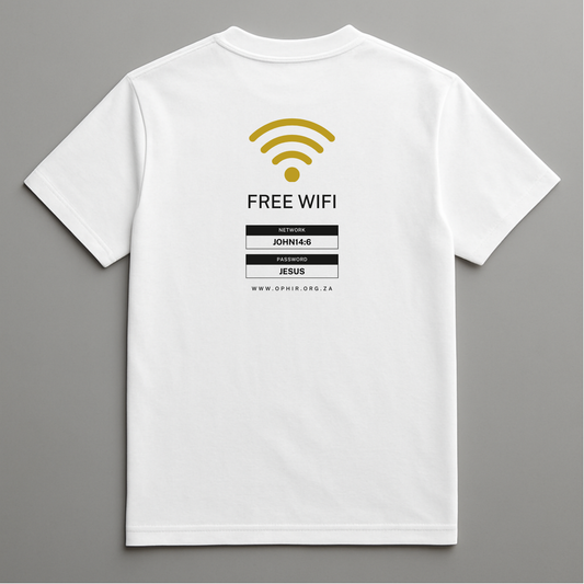 "FREE WIFI" THE WAY T-SHIRT (ENGLISH)